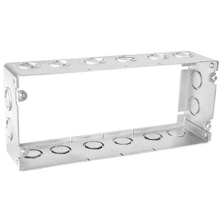 Southwire Electrical Box Hardware, 4 Gangs, Steel, Multi Gang Box Type GBEX-2124